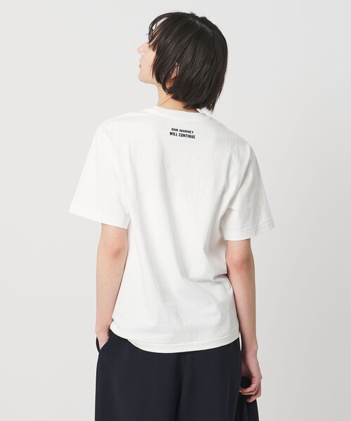 HANDTEX(ハンドテックス)の「【別注】<HANDTEX>JOURNEY Tシャツ(Tシャツ/カットソー・レディース・ホワイト・F)」の3枚目の写真