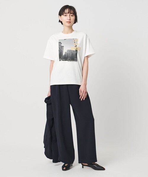 HANDTEX(ハンドテックス)の「【別注】<HANDTEX>JOURNEY Tシャツ(Tシャツ/カットソー・レディース・ホワイト・F)」の4枚目の写真