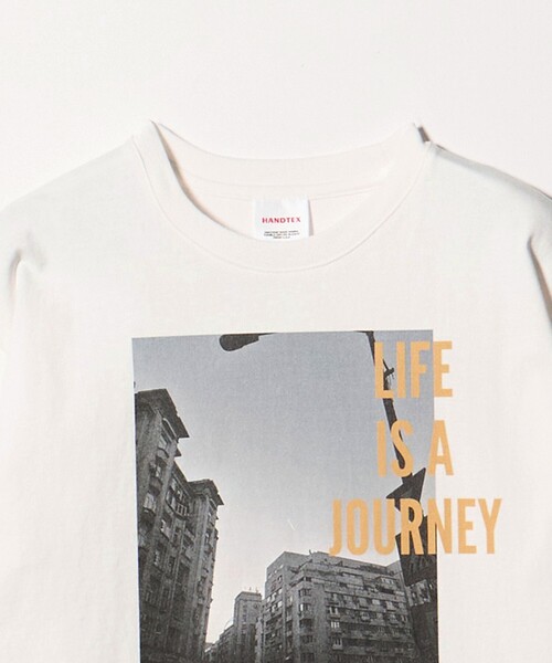 HANDTEX(ハンドテックス)の「【別注】<HANDTEX>JOURNEY Tシャツ(Tシャツ/カットソー・レディース・ホワイト・F)」の10枚目の写真