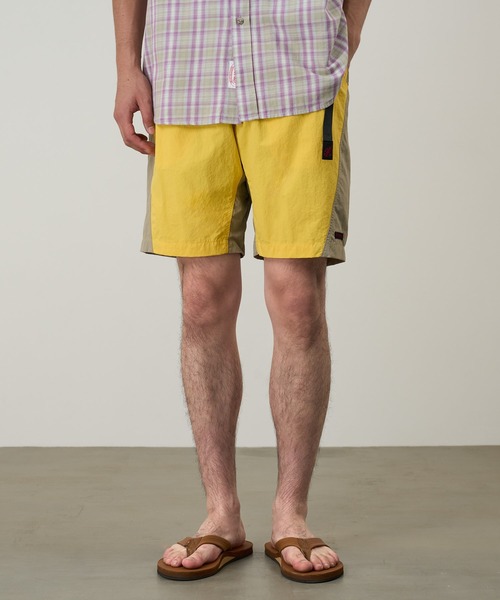 Gramicci(グラミチ)の「NYLON BLOCK SHORT / ナイロンブロックショーツ Gramicci グラミチ(その他パンツ・メンズ・グリーン系その他/ブラック/イエロー系その他・S/M/L/XL/XXL)」の3枚目の写真