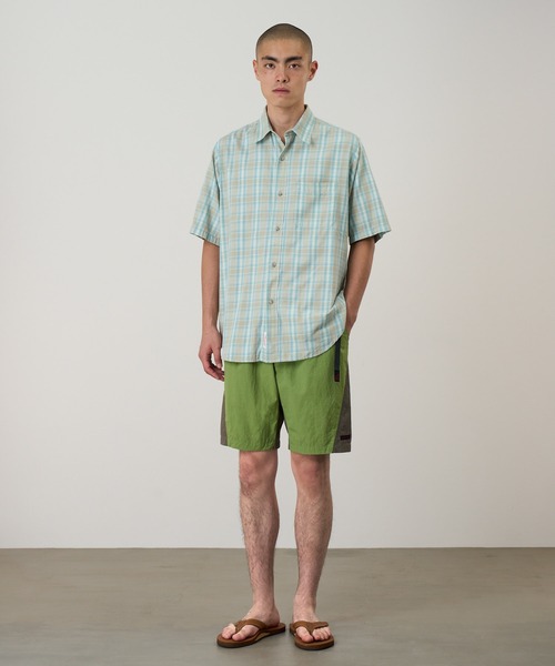Gramicci(グラミチ)の「NYLON BLOCK SHORT / ナイロンブロックショーツ Gramicci グラミチ(その他パンツ・メンズ・グリーン系その他/ブラック/イエロー系その他・S/M/L/XL/XXL)」の6枚目の写真