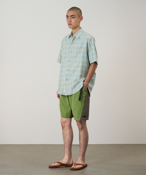 Gramicci(グラミチ)の「NYLON BLOCK SHORT / ナイロンブロックショーツ Gramicci グラミチ(その他パンツ・メンズ・グリーン系その他/ブラック/イエロー系その他・S/M/L/XL/XXL)」の7枚目の写真