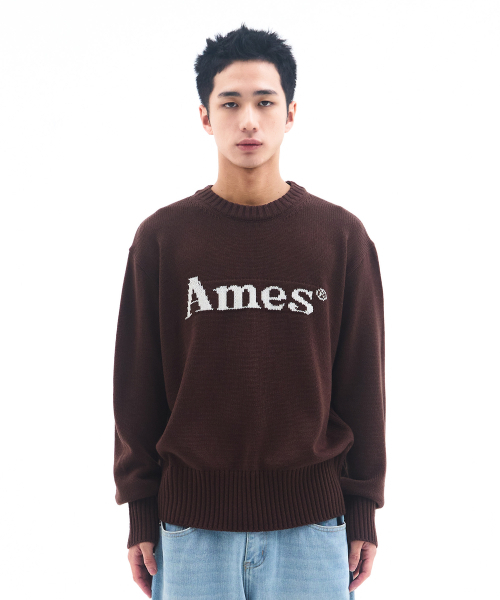 AMESWORLDWIDE（アメスワールドワイド）の「BASIC PULLOVER KNIT BROWN（ニット/セーター・レディース・その他・MEDIUM/SMALL/LARGE）」の3枚目の写真
