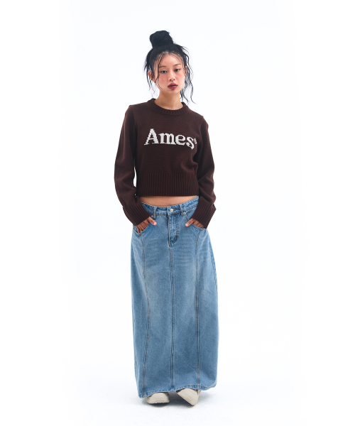 AMESWORLDWIDE（アメスワールドワイド）の「BASIC PULLOVER KNIT BROWN（ニット/セーター・レディース・その他・MEDIUM/SMALL/LARGE）」の6枚目の写真
