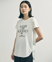 【新色追加】BEAUTY FORM-T cotton ロゴ フレンチスリーブ Tシャツ