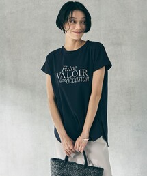 【新色追加】BEAUTY FORM-T cotton ロゴ フレンチスリーブ Tシャツ