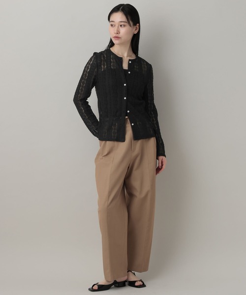 A part by(アパートバイ)の「カットレースカーディガン(カーディガン/ボレロ・レディース・ブラック/オフホワイト/ベージュ系その他・FREE)」の10枚目の写真