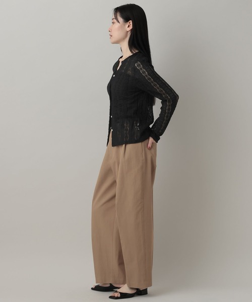 A part by(アパートバイ)の「カットレースカーディガン(カーディガン/ボレロ・レディース・ブラック/オフホワイト/ベージュ系その他・FREE)」の11枚目の写真