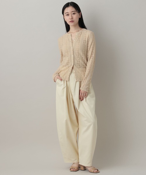 A part by(アパートバイ)の「カットレースカーディガン(カーディガン/ボレロ・レディース・ブラック/オフホワイト/ベージュ系その他・FREE)」の17枚目の写真