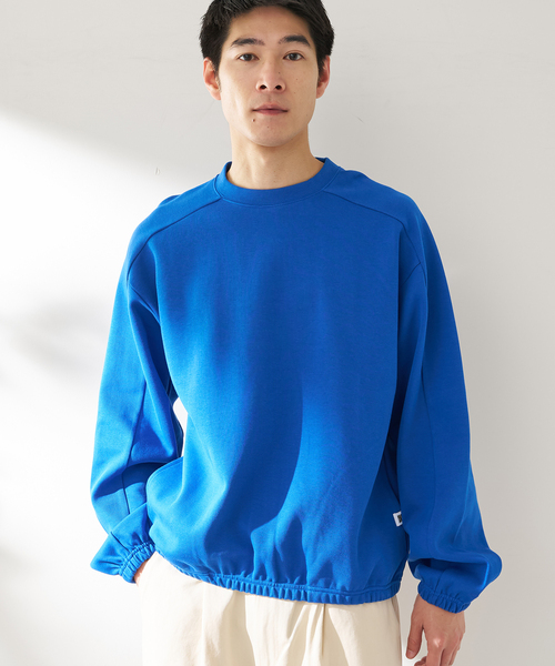 B.C STOCK（ベーセーストック）の「ANTS & ELEPHANTS / アンツアンドエレファンツ   Wジャージー バレルクルー（スウェット・メンズ・ネイビー/グレー/ピンク/ブルー系その他・MEDIUM/LARGE）」の3枚目の写真