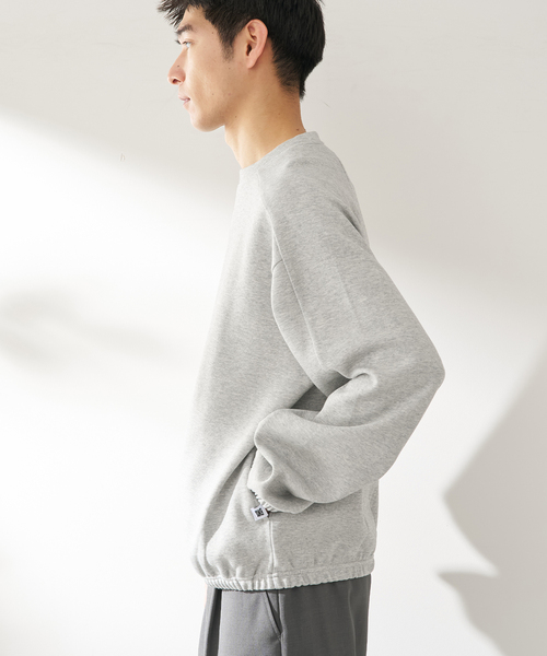 B.C STOCK（ベーセーストック）の「ANTS & ELEPHANTS / アンツアンドエレファンツ   Wジャージー バレルクルー（スウェット・メンズ・ネイビー/グレー/ピンク/ブルー系その他・MEDIUM/LARGE）」の5枚目の写真