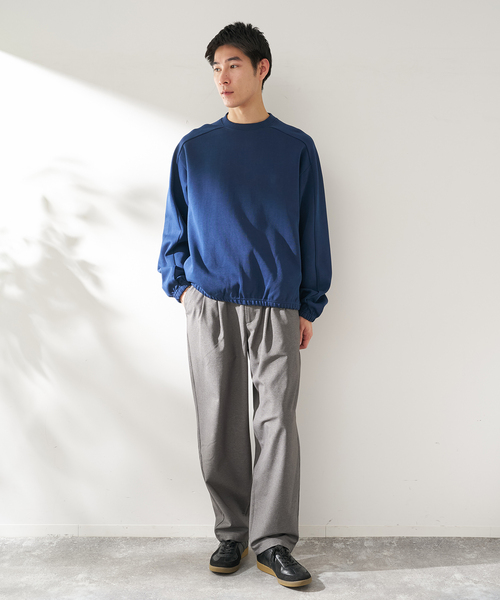 B.C STOCK（ベーセーストック）の「ANTS & ELEPHANTS / アンツアンドエレファンツ   Wジャージー バレルクルー（スウェット・メンズ・ネイビー/グレー/ピンク/ブルー系その他・MEDIUM/LARGE）」の7枚目の写真