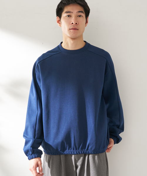 B.C STOCK（ベーセーストック）の「ANTS & ELEPHANTS / アンツアンドエレファンツ   Wジャージー バレルクルー（スウェット・メンズ・ネイビー/グレー/ピンク/ブルー系その他・MEDIUM/LARGE）」の8枚目の写真