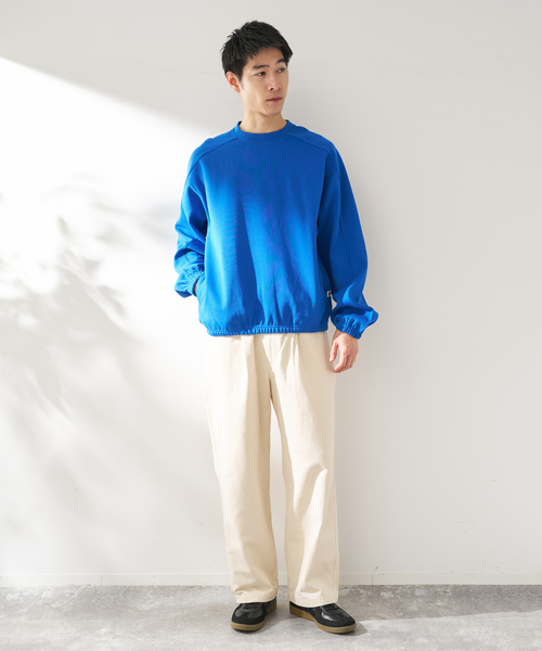 B.C STOCK（ベーセーストック）の「ANTS & ELEPHANTS / アンツアンドエレファンツ   Wジャージー バレルクルー（スウェット・メンズ・ネイビー/グレー/ピンク/ブルー系その他・MEDIUM/LARGE）」の11枚目の写真