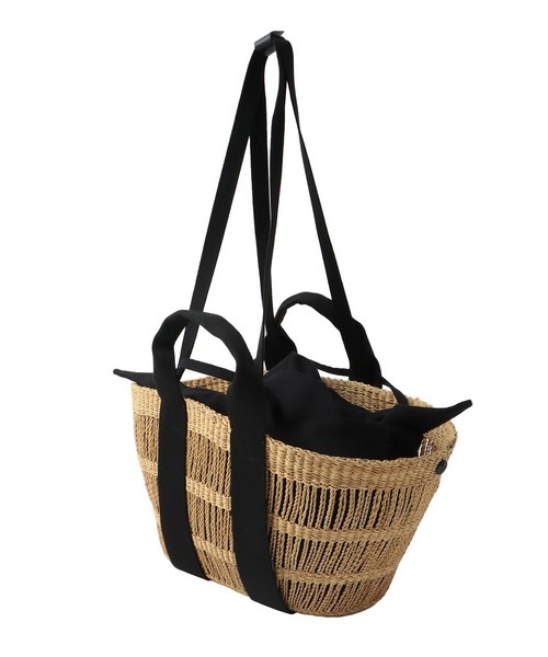 MUUN（ムーニュ）の「MUUN / GEORGE NET(ジョージ ネット)（かごバッグ・レディース・ナチュラル・FREE）」の5枚目の写真