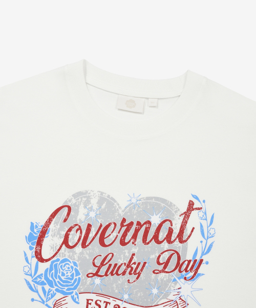 COVERNAT(カバーナット)の「ウィメンズオーバーサイズヴィンテージグラフィックTシャツオフホワイト(Tシャツ/カットソー・レディース・その他・WS/WM)」の7枚目の写真