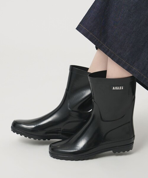 AIGLE(エーグル)の「<AIGLE> ELIOSA BOTTIL(レインシューズ・レディース・ブラック・37/39/38/36)」の13枚目の写真