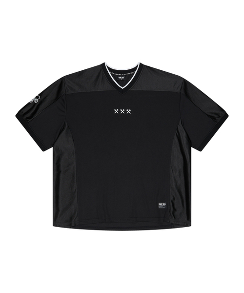 JAMIE WEST(ジェイミーウエスト)の「JW VネックメッシュバイカージャージTシャツ(ブラック)(Tシャツ/カットソー・レディース・その他・MEDIUM/LARGE/X-LARGE)」の10枚目の写真