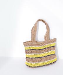 NATURAL BEAUTY BASIC | ミックスボーダーペーパートートバッグ(トートバッグ)