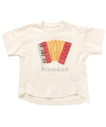 BIT'Z | 楽器切り絵プリント半袖Tシャツ(Tシャツ/カットソー)
