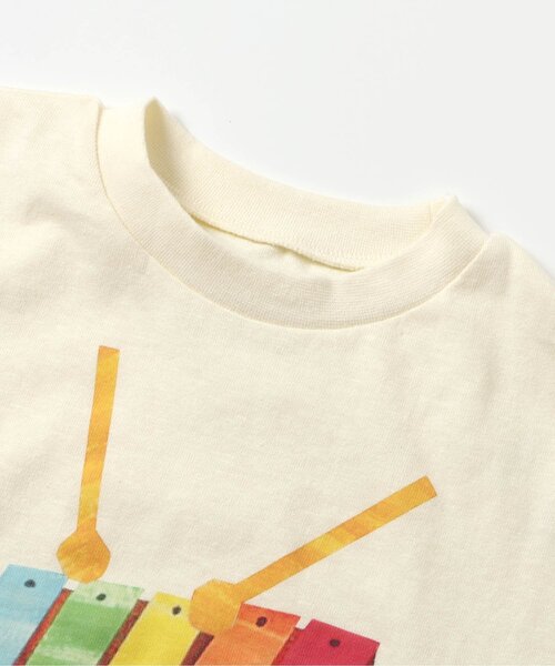 BIT'Z(ビッツ)の「楽器切り絵プリント半袖Tシャツ(Tシャツ/カットソー・キッズ・レッド/レインボー/イエロー/オレンジ・100/95/90/80/120/110)」の9枚目の写真