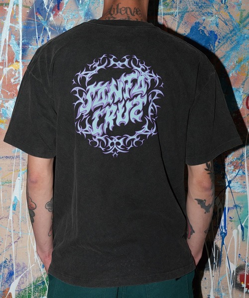 SANTA CRUZ(サンタクルーズ)の「【ムラサキスポーツ限定】SANTA CRUZ サンタクルーズ 半袖 Tシャツ RAZOR DOT CHEST SS TEE 502263403(Tシャツ/カットソー・メンズ・ブラック・XL/L/M)」の1枚目の写真