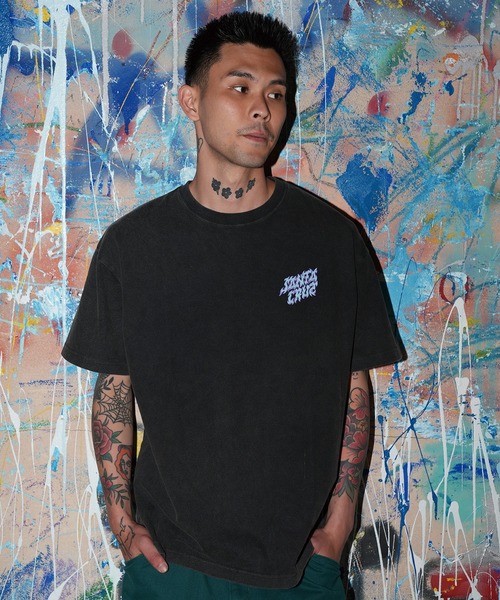 SANTA CRUZ(サンタクルーズ)の「【ムラサキスポーツ限定】SANTA CRUZ サンタクルーズ 半袖 Tシャツ RAZOR DOT CHEST SS TEE 502263403(Tシャツ/カットソー・メンズ・ブラック・XL/L/M)」の3枚目の写真