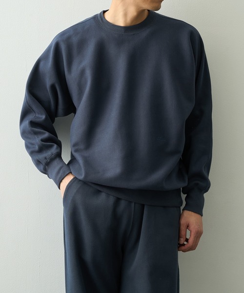 nanamica(ナナミカ)の「【nanamica/ナナミカ】Crew Neck Sweat Shirt(スウェット・メンズ・グレー/ネイビー・XS/S)」の1枚目の写真