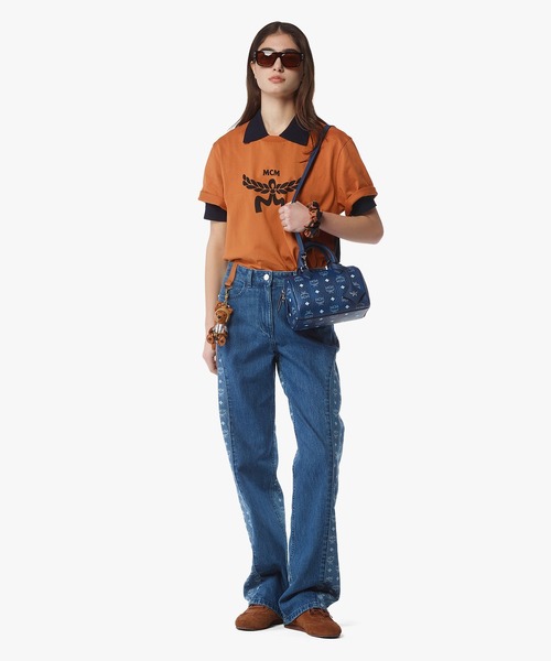 MCM（エムシーエム）の「Ella ボストンバッグ - ヴィセトス（ボストンバッグ・レディース・ブルー・ONE SIZE）」の2枚目の写真