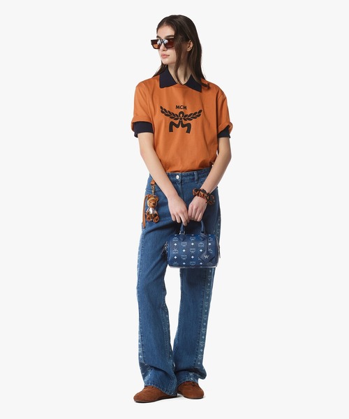 MCM（エムシーエム）の「Ella ボストンバッグ - ヴィセトス（ボストンバッグ・レディース・ブルー・ONE SIZE）」の6枚目の写真