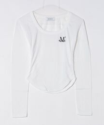 【MUCENT】ブランド直輸入正規品/MARIEL SQUARE NECK CROP T