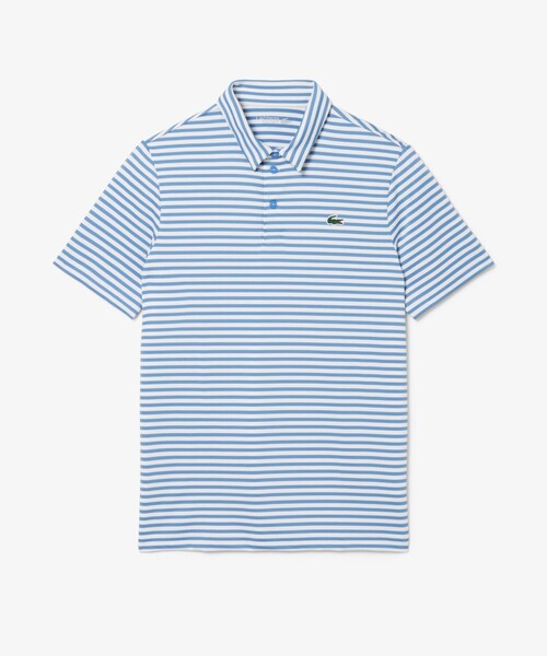 LACOSTE(ラコステ)の「ウルトラドライ ボーダーゴルフポロシャツ(ポロシャツ・メンズ・ブルー系その他/ライトブルー・5/4/3)」の5枚目の写真