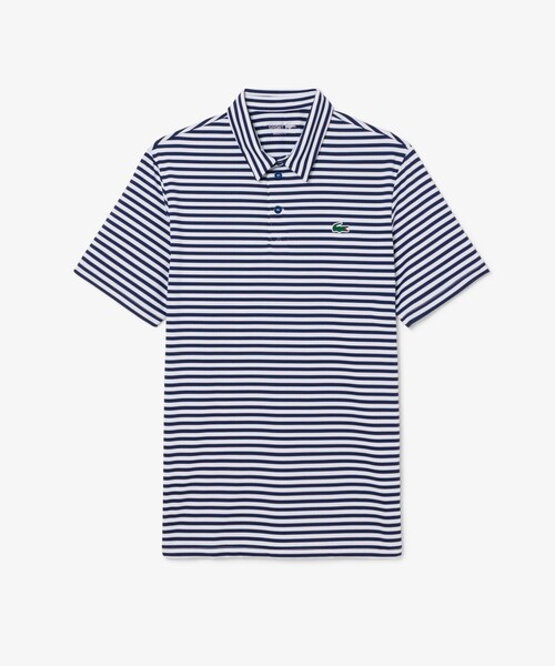 LACOSTE(ラコステ)の「ウルトラドライ ボーダーゴルフポロシャツ(ポロシャツ・メンズ・ブルー系その他/ライトブルー・5/4/3)」の11枚目の写真