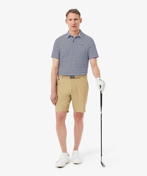 LACOSTE(ラコステ)の「ウルトラドライ ボーダーゴルフポロシャツ(ポロシャツ・メンズ・ブルー系その他/ライトブルー・5/4/3)」の14枚目の写真