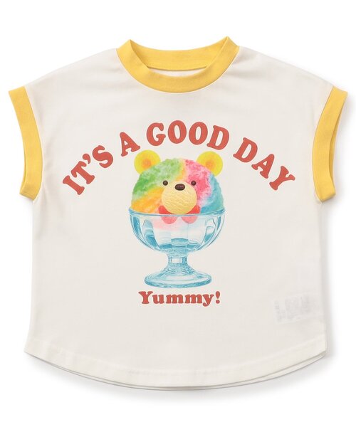 BIT'Z(ビッツ)の「【接触冷感】美味しいスウィーツプリント半袖Tシャツ(Tシャツ/カットソー・キッズ・ミント/イエロー/ブラウン・80/90/95/100/110/120)」の6枚目の写真