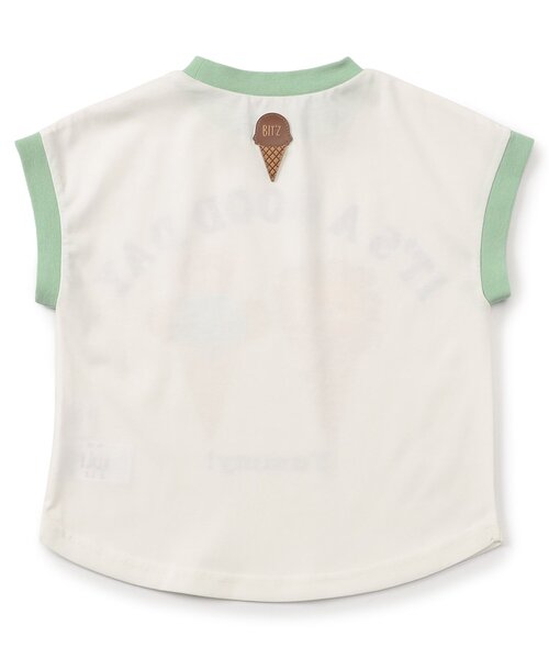 BIT'Z(ビッツ)の「【接触冷感】美味しいスウィーツプリント半袖Tシャツ(Tシャツ/カットソー・キッズ・ミント/イエロー/ブラウン・80/90/95/100/110/120)」の8枚目の写真