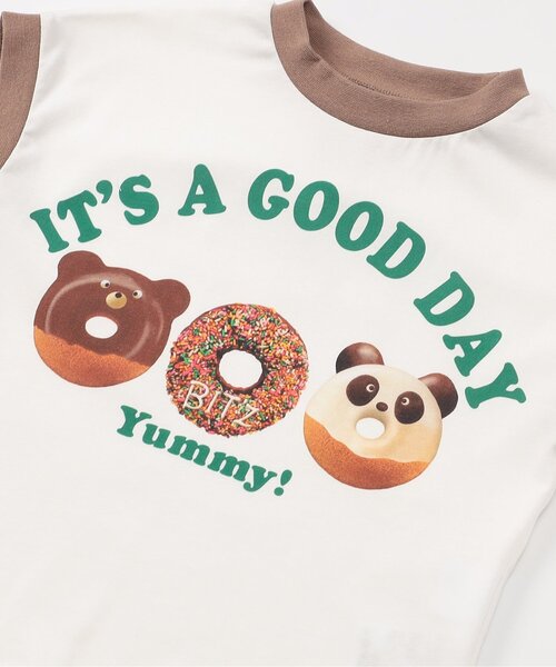 BIT'Z(ビッツ)の「【接触冷感】美味しいスウィーツプリント半袖Tシャツ(Tシャツ/カットソー・キッズ・ミント/イエロー/ブラウン・80/90/95/100/110/120)」の16枚目の写真