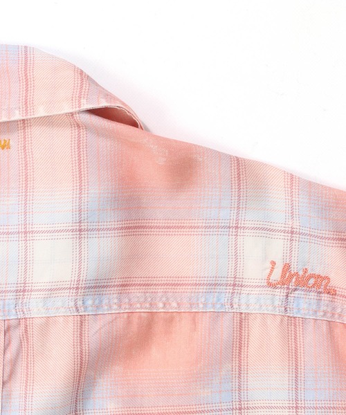 UNION(UNION TOKYO)(ユニオン)の「UNION TOKYO EXPO LS SHIRT ユニオントーキョー チェックシャツ(シャツ/ブラウス・メンズ・ライトブルー/ピンク・MEDIUM/SMALL/LARGE/X-LARGE)」の13枚目の写真