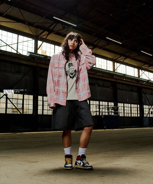 UNION(UNION TOKYO)(ユニオン)の「UNION TOKYO EXPO LS SHIRT ユニオントーキョー チェックシャツ(シャツ/ブラウス・メンズ・ライトブルー/ピンク・MEDIUM/SMALL/LARGE/X-LARGE)」の4枚目の写真