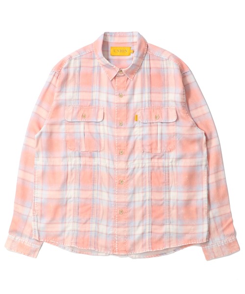 UNION(UNION TOKYO)(ユニオン)の「UNION TOKYO EXPO LS SHIRT ユニオントーキョー チェックシャツ(シャツ/ブラウス・メンズ・ライトブルー/ピンク・MEDIUM/SMALL/LARGE/X-LARGE)」の22枚目の写真