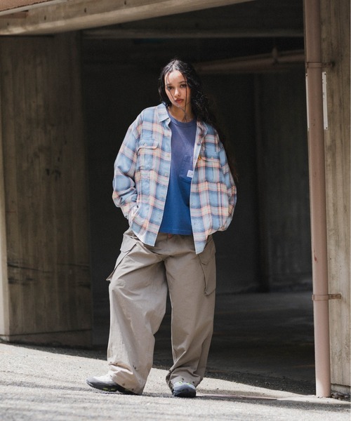 UNION(UNION TOKYO)(ユニオン)の「UNION TOKYO EXPO LS SHIRT ユニオントーキョー チェックシャツ(シャツ/ブラウス・メンズ・ライトブルー/ピンク・MEDIUM/SMALL/LARGE/X-LARGE)」の18枚目の写真