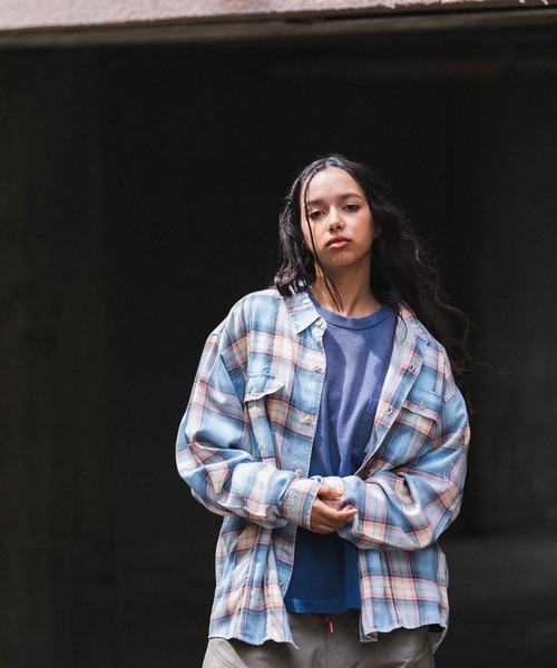UNION(UNION TOKYO)(ユニオン)の「UNION TOKYO EXPO LS SHIRT ユニオントーキョー チェックシャツ(シャツ/ブラウス・メンズ・ライトブルー/ピンク・MEDIUM/SMALL/LARGE/X-LARGE)」の17枚目の写真