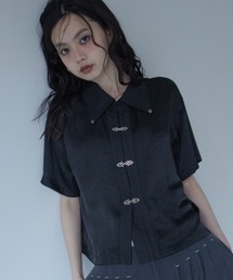 チャイナボタンハーフスリーブシャツ