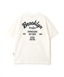 S/S EMB. T-SHIRT "Brooklyn" / 半袖 刺しゅう Tシャツ ”ブルックリン” / AVIREX / アヴィレックス