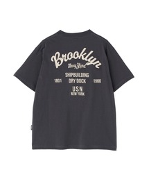 S/S EMB. T-SHIRT "Brooklyn" / 半袖 刺しゅう Tシャツ ”ブルックリン” / AVIREX / アヴィレックス