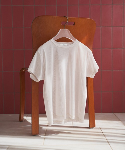 anuke(アンヌーク)の「Sheer Tulle T-Shirts(Tシャツ/カットソー・レディース・アイボリー/ブラウン/ブルー系その他・FREE)」の16枚目の写真