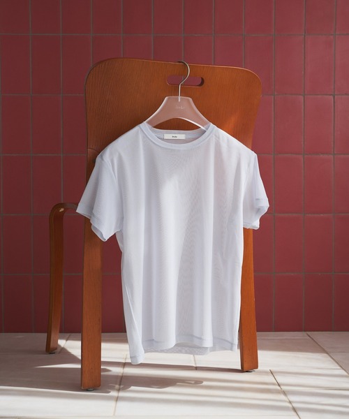 anuke(アンヌーク)の「Sheer Tulle T-Shirts(Tシャツ/カットソー・レディース・アイボリー/ブラウン/ブルー系その他・FREE)」の17枚目の写真