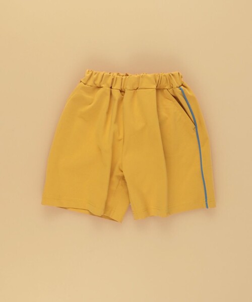 BRANSHES（ブランシェス）の「【WEB限定】吸水速乾／サイドラインハーフパンツ（その他パンツ・キッズ・ブラック/カーキオリーブ/キャメル/ネイビー・130/140/110/100/90/150/120）」の15枚目の写真