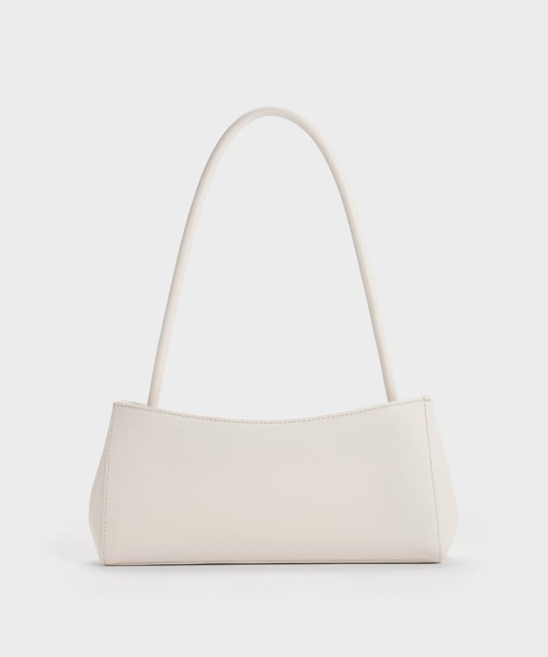 CHARLES & KEITH（チャールズ & キース）の「Hazel ヘーゼル ボウパネル ショルダーバッグ（ショルダーバッグ・レディース・クリーム/ピンク系その他3・M）」の8枚目の写真