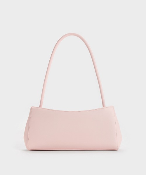 CHARLES & KEITH（チャールズ & キース）の「Hazel ヘーゼル ボウパネル ショルダーバッグ（ショルダーバッグ・レディース・クリーム/ピンク系その他3・M）」の4枚目の写真